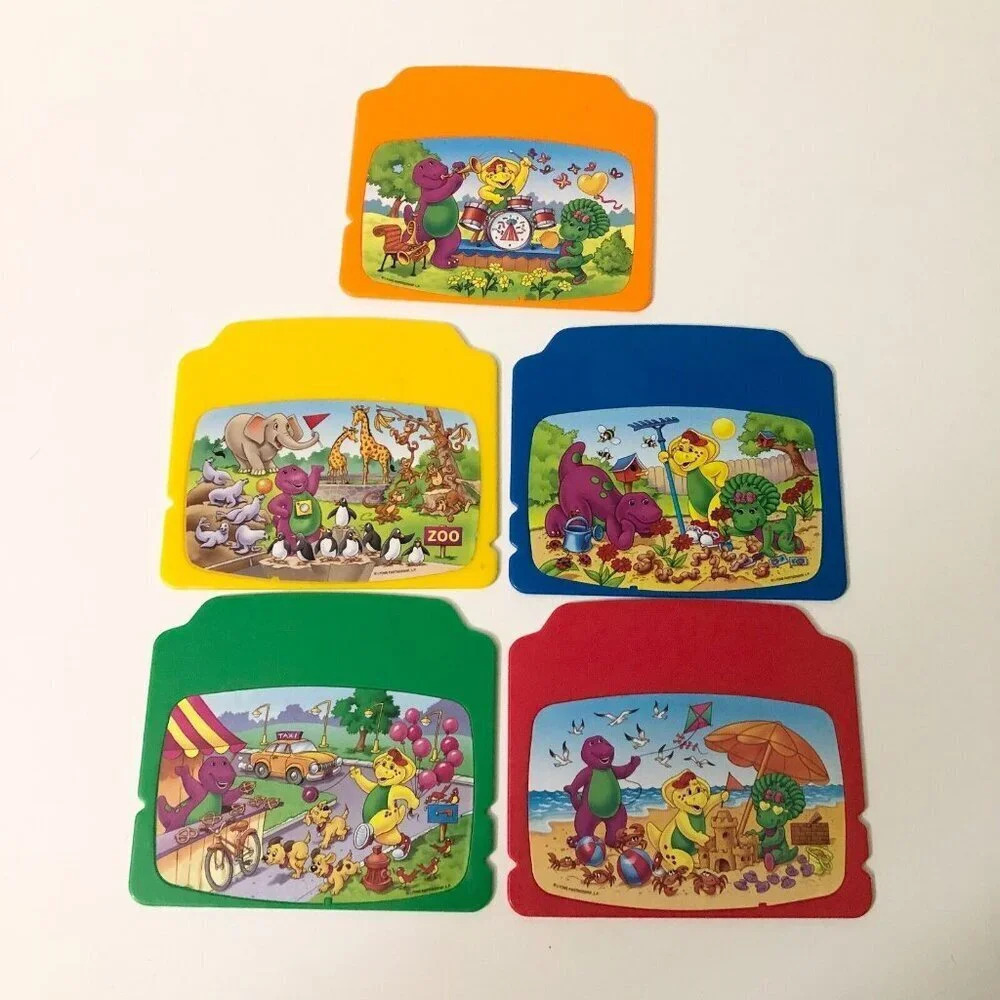 Barney and Friends Learning Laptop Replacement Cards Disc